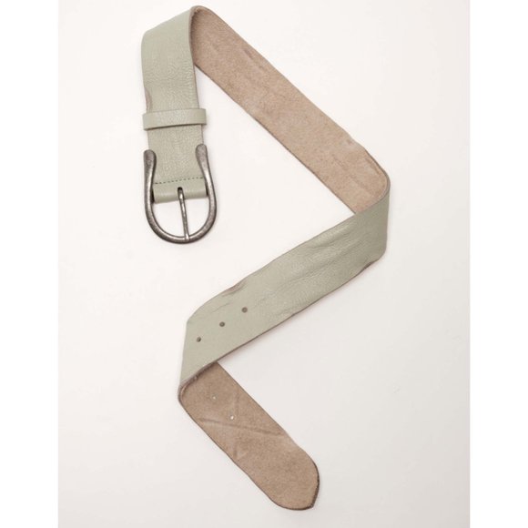 🎉LAST CHANCE🎉 NWT Free People We The Free Rosebery Belt / Sage - Picture 3 of 4
